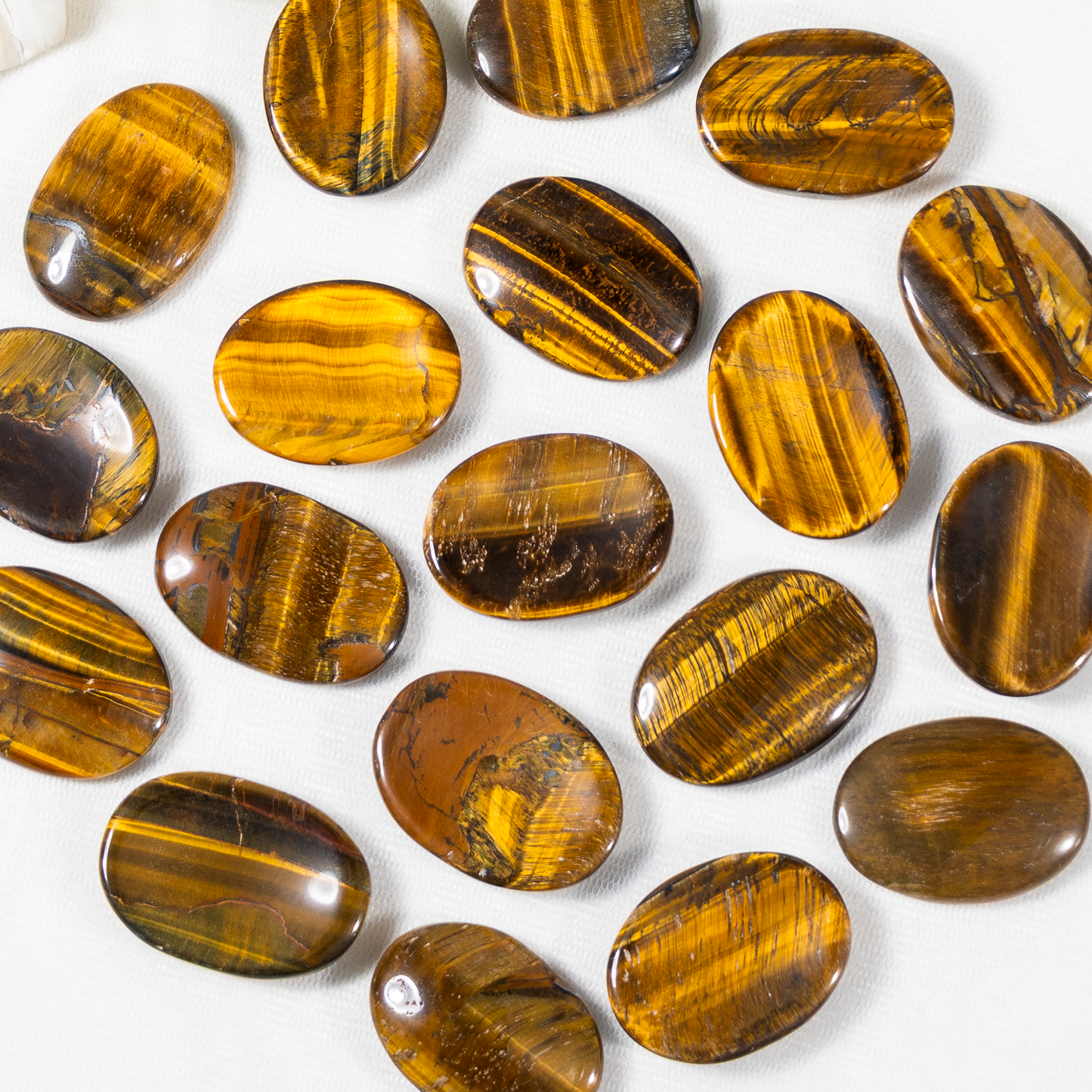 Tiger Eye Worry Stones