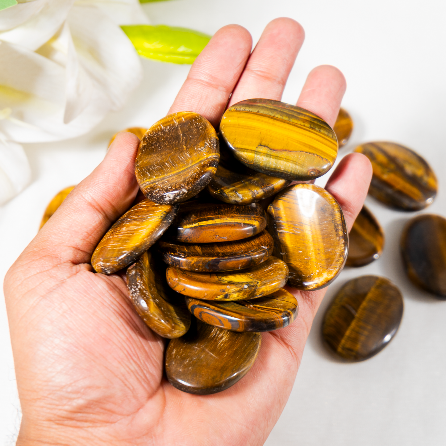 Tiger Eye Worry Stones