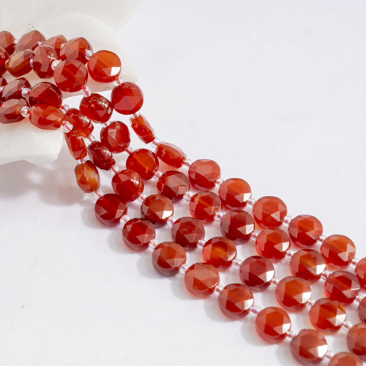 Heishi Disc Beads | Natural Gemstone Beads | Round Flat Spacer Beads | Jewelry Making | DIY Bracelets & Necklaces | Craft Beads
