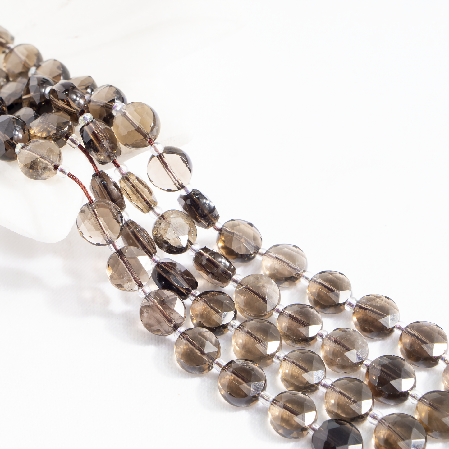 Heishi Disc Beads | Natural Gemstone Beads | Round Flat Spacer Beads | Jewelry Making | DIY Bracelets & Necklaces | Craft Beads