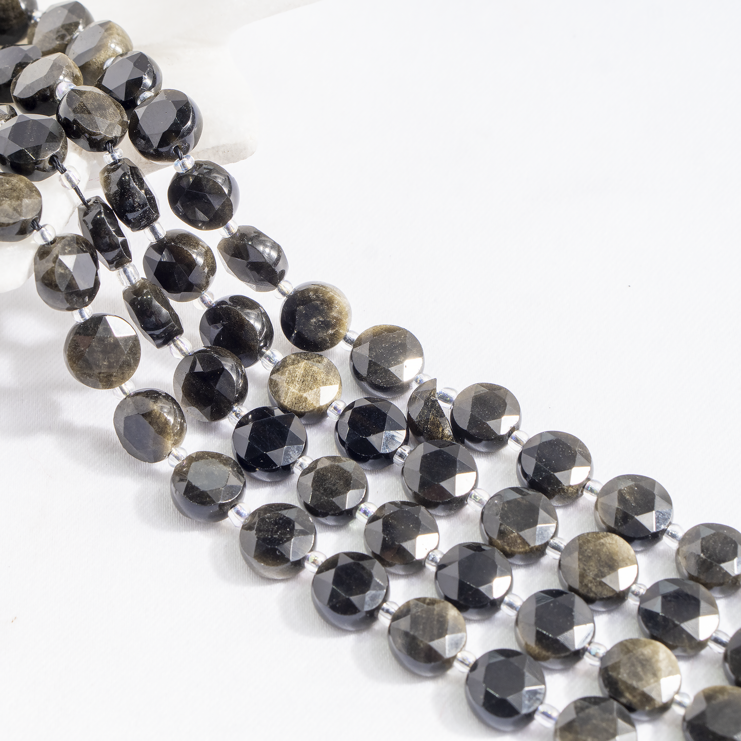 Heishi Disc Beads | Natural Gemstone Beads | Round Flat Spacer Beads | Jewelry Making | DIY Bracelets & Necklaces | Craft Beads