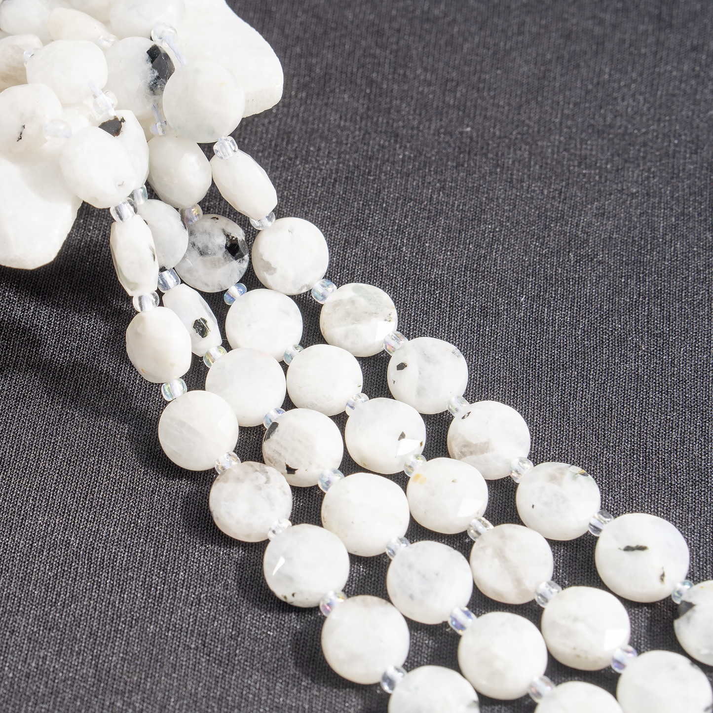 Heishi Disc Beads | Natural Gemstone Beads | Round Flat Spacer Beads | Jewelry Making | DIY Bracelets & Necklaces | Craft Beads