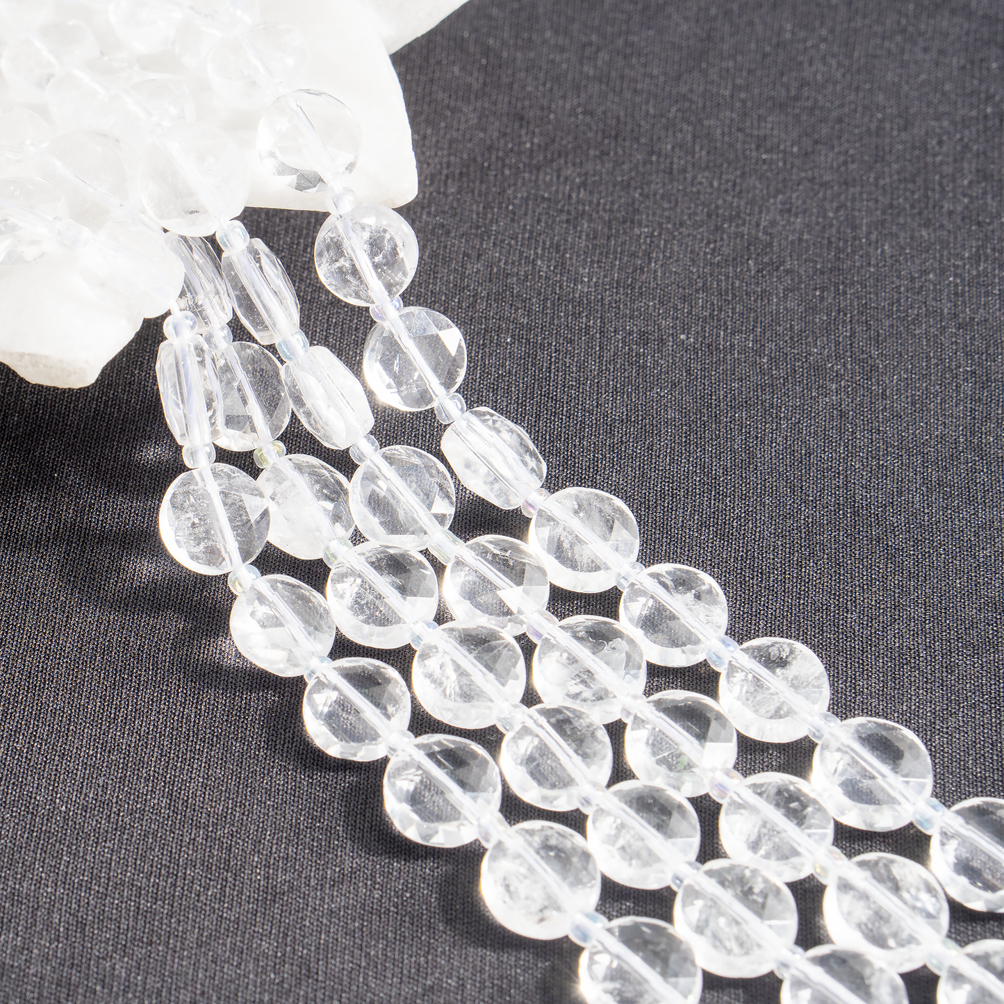 Heishi Disc Beads | Natural Gemstone Beads | Round Flat Spacer Beads | Jewelry Making | DIY Bracelets & Necklaces | Craft Beads