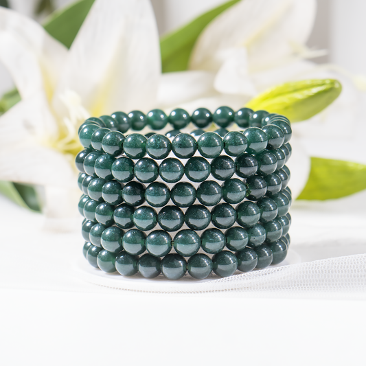 Green Jade Gemstone Bracelet