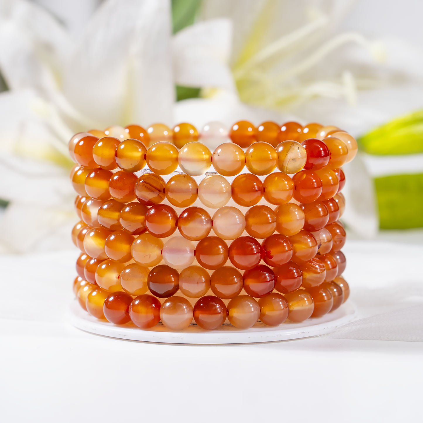 Carnelian Gemstone Bracelet