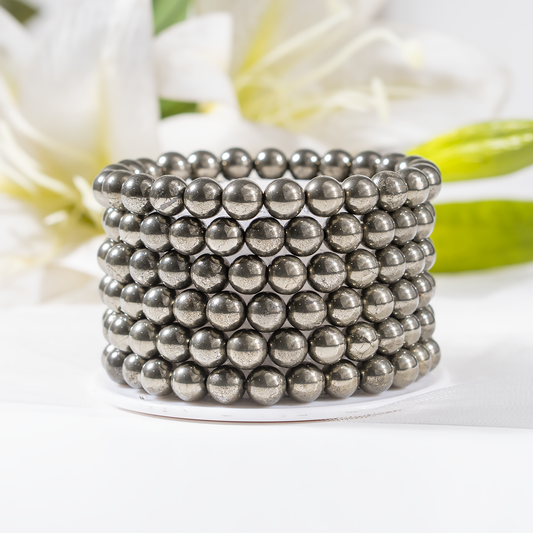 Pyrite Gemstone Bracelet