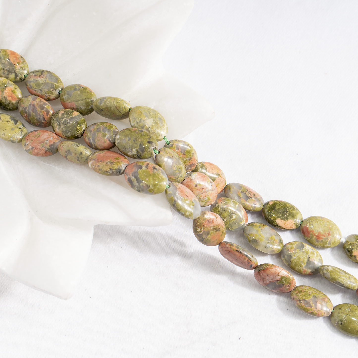 Oval Gemstone Beads | Natural Crystal Beads | DIY Beaded Jewelry Making