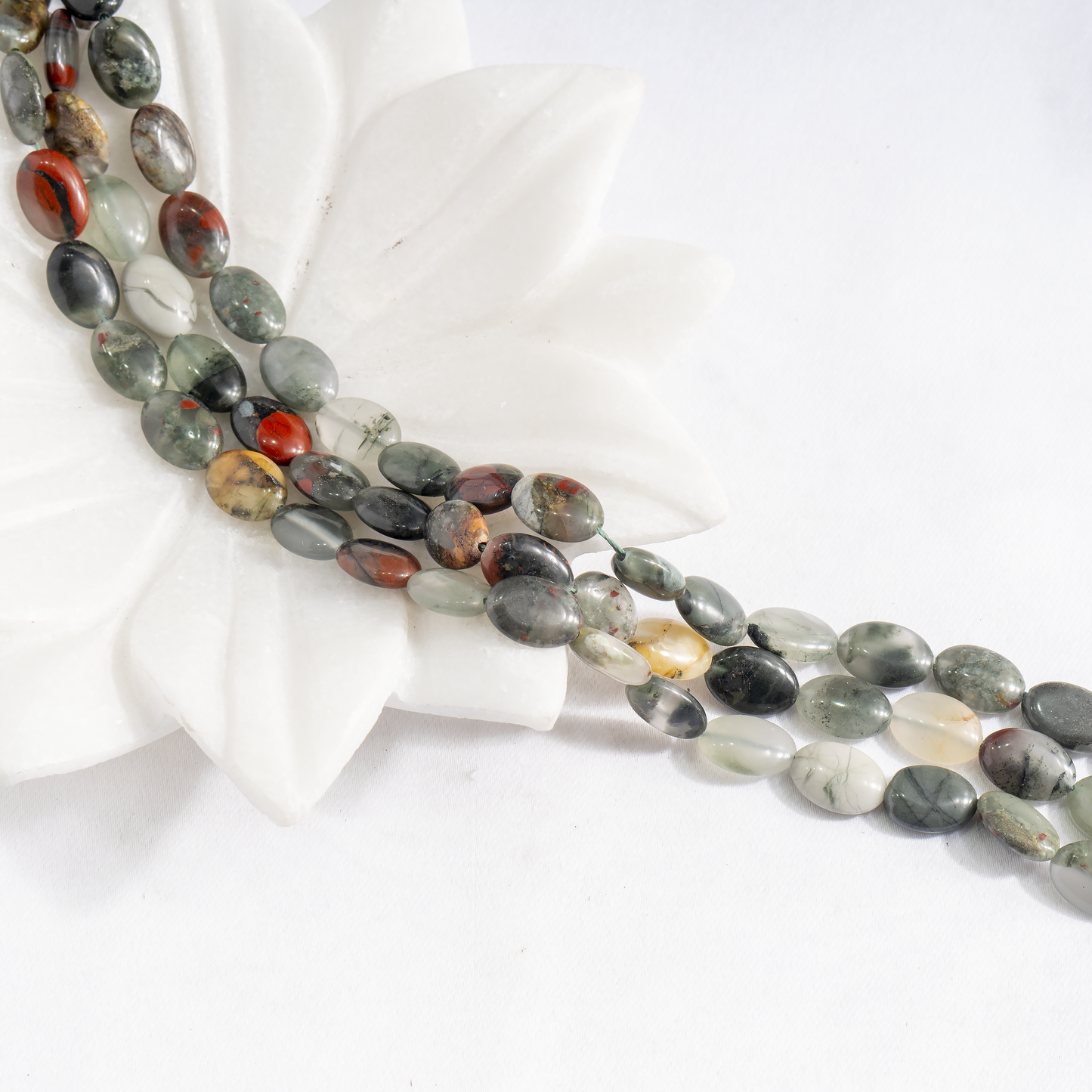 Oval Gemstone Beads | Natural Crystal Beads | DIY Beaded Jewelry Making