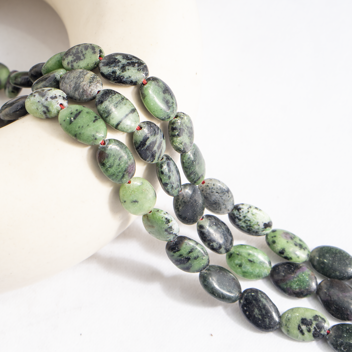 Oval Gemstone Beads | Natural Crystal Beads | DIY Beaded Jewelry Making