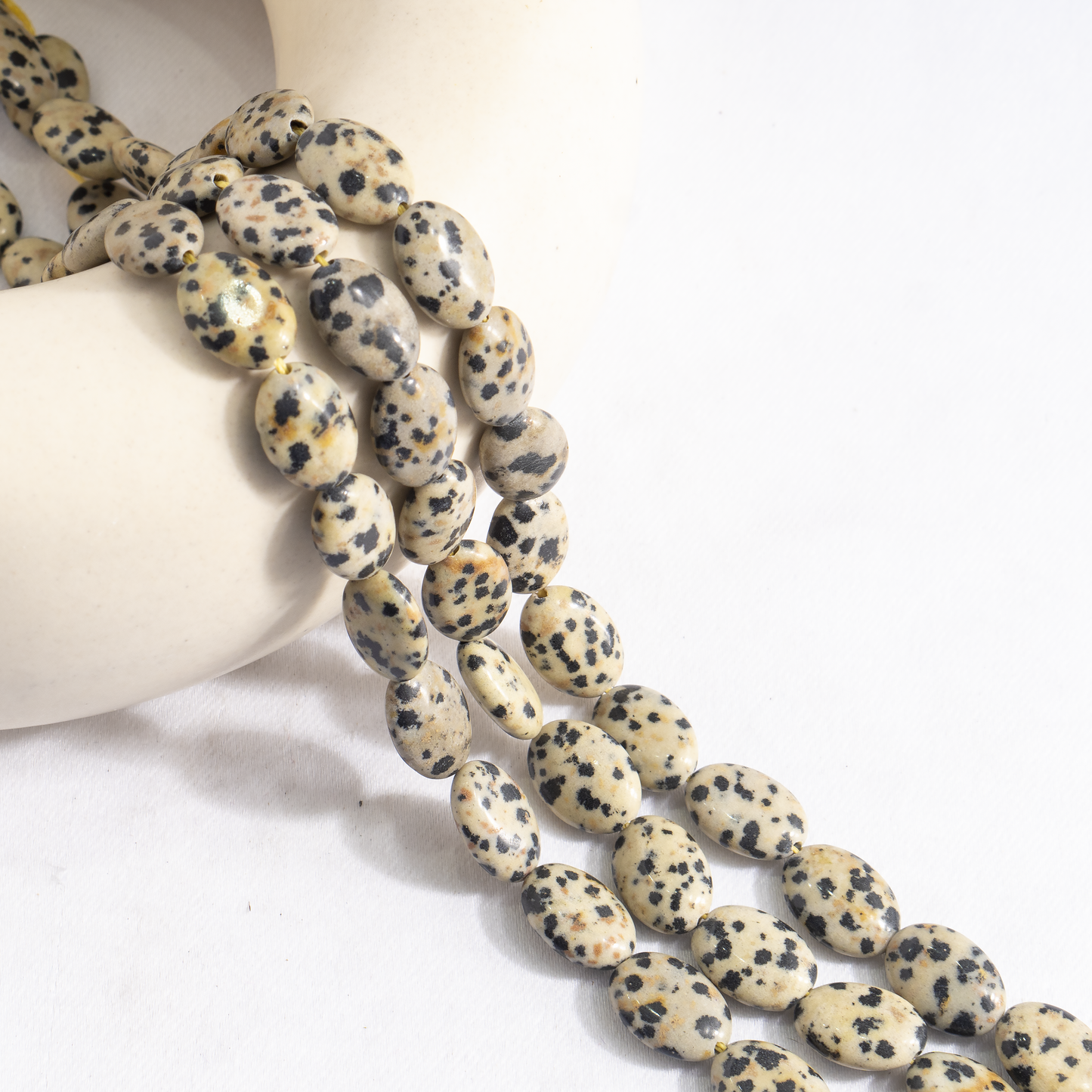 Oval Gemstone Beads | Natural Crystal Beads | DIY Beaded Jewelry Making