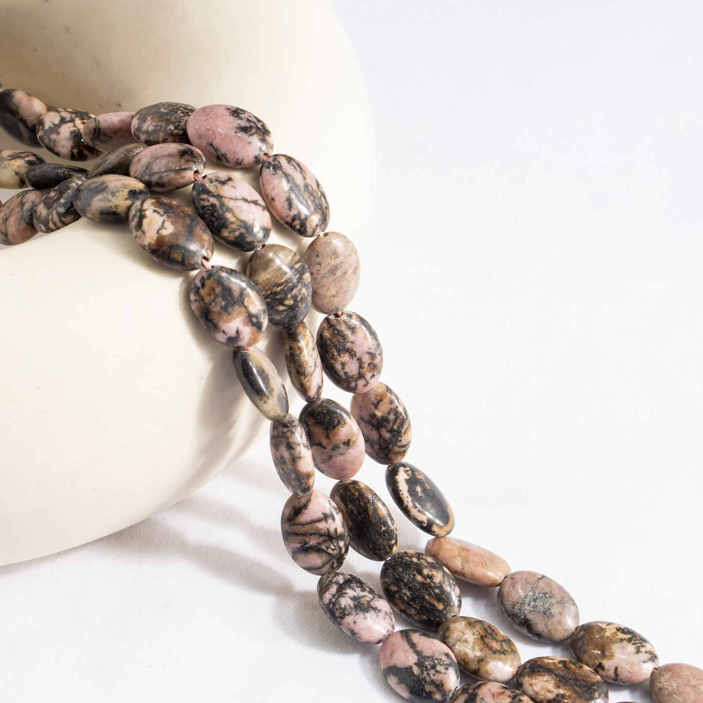 Oval Gemstone Beads | Natural Crystal Beads | DIY Beaded Jewelry Making