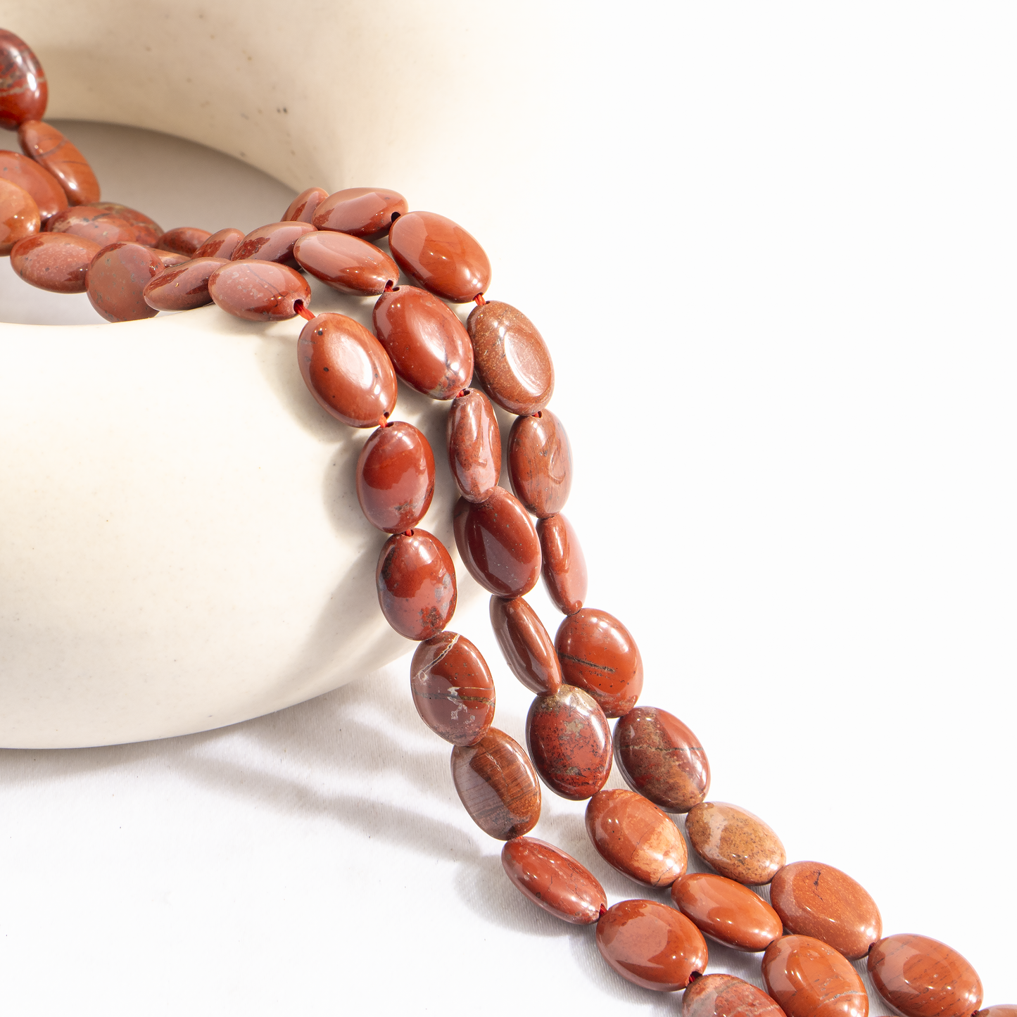 Oval Gemstone Beads | Natural Crystal Beads | DIY Beaded Jewelry Making