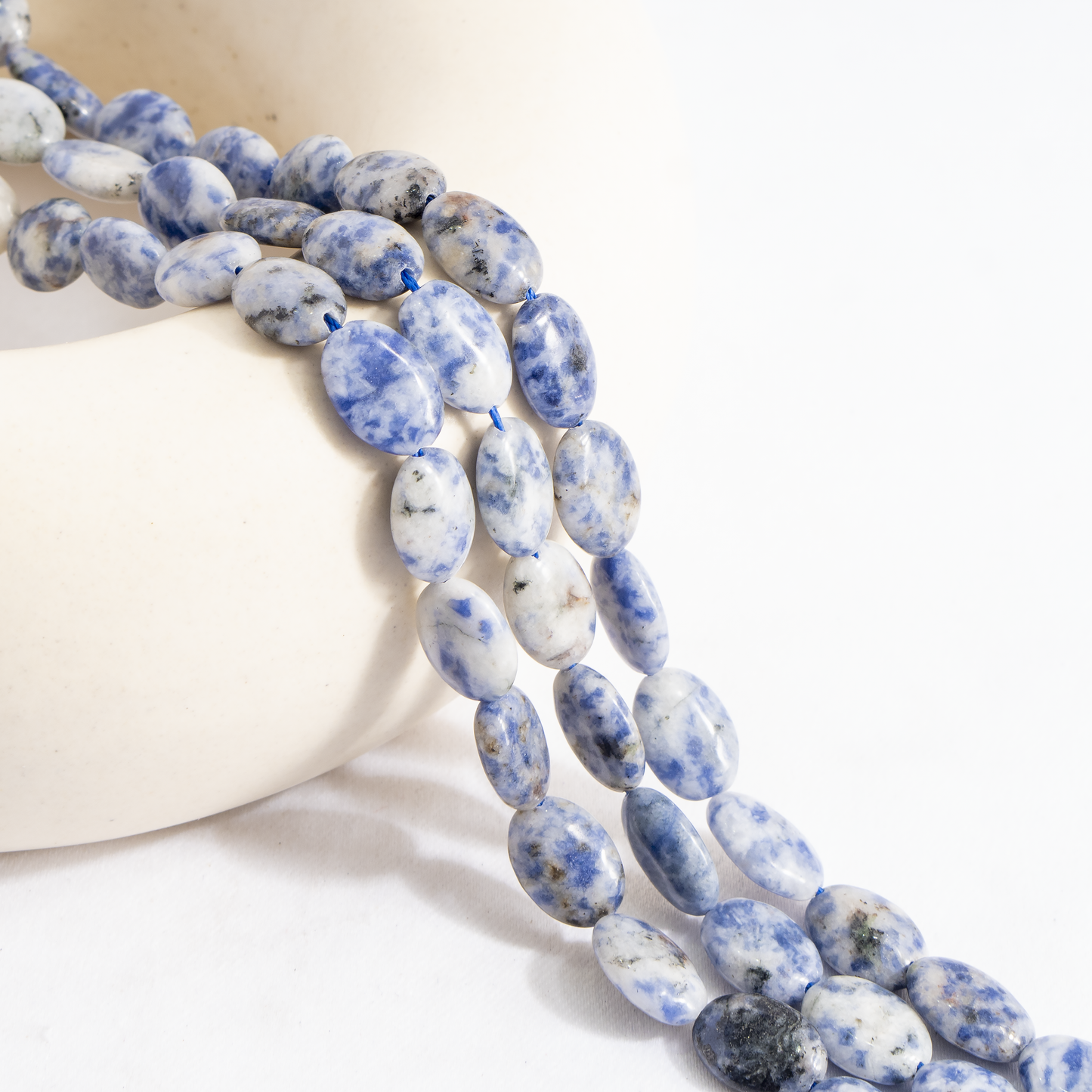 Oval Gemstone Beads | Natural Crystal Beads | DIY Beaded Jewelry Making