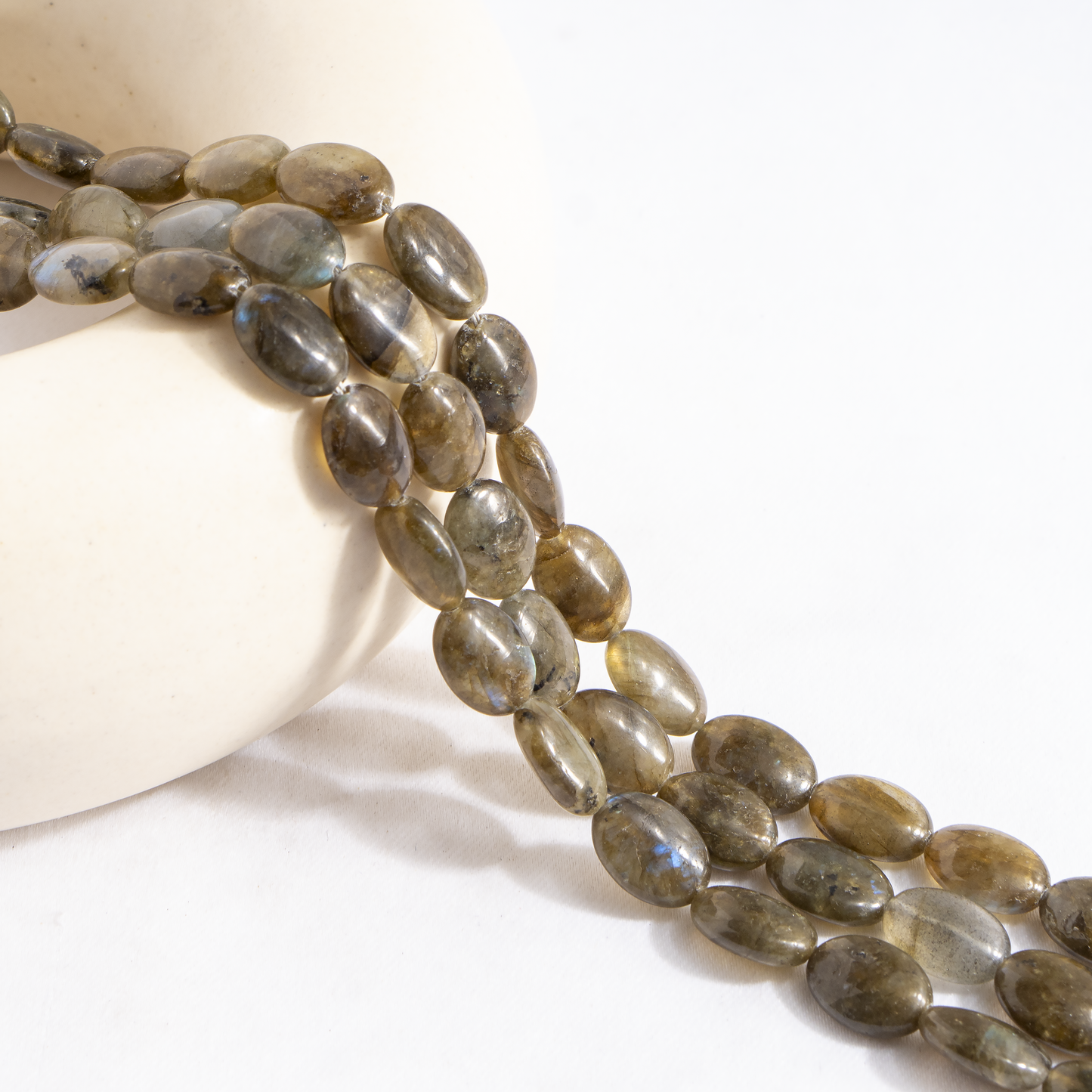 Oval Gemstone Beads | Natural Crystal Beads | DIY Beaded Jewelry Making