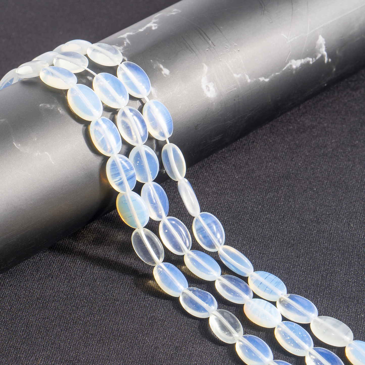 Oval Gemstone Beads | Natural Crystal Beads | DIY Beaded Jewelry Making
