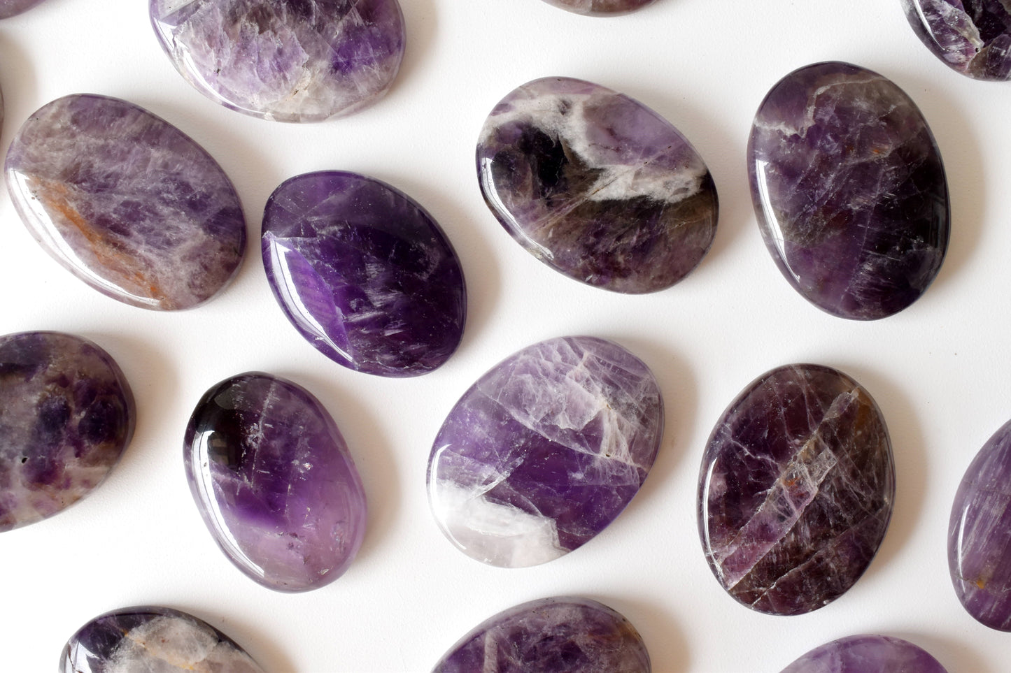 Amethyst Worry Stones