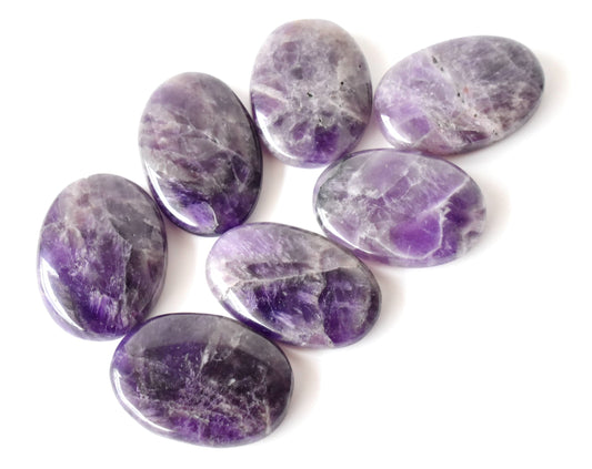 Amethyst Worry Stones