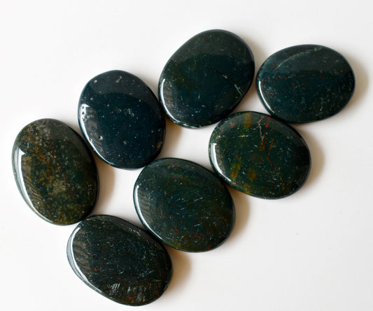 Bloodstone Worry Stones
