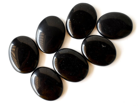 Black Obsidian Worry Stone.