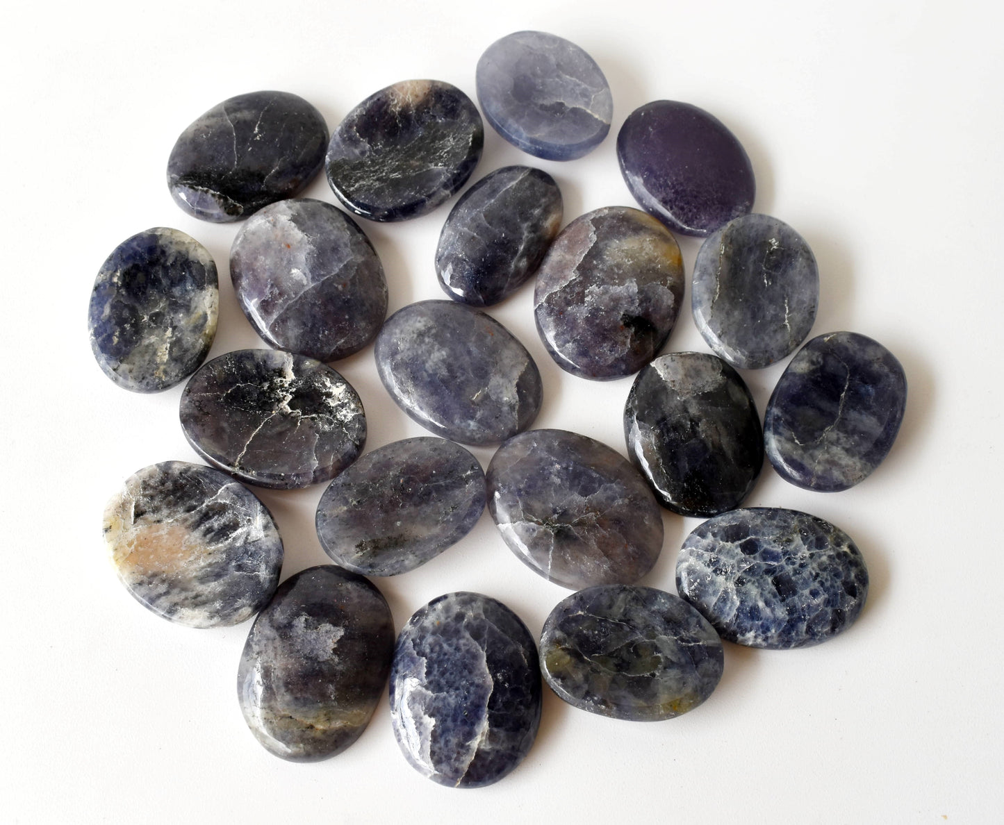 Iolite Worry Stones