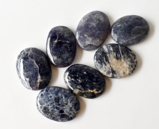 Iolite Worry Stones