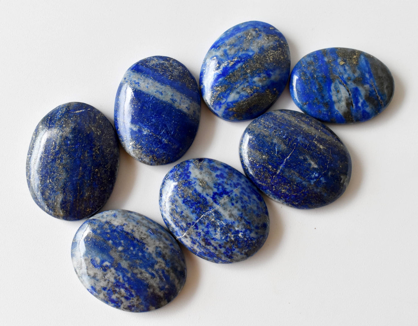 Keychains - Lapis Lazuli Worry Stones Keychains