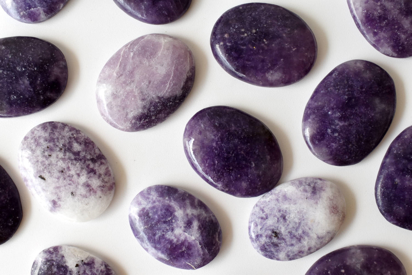 Lepidolite Worry Stones