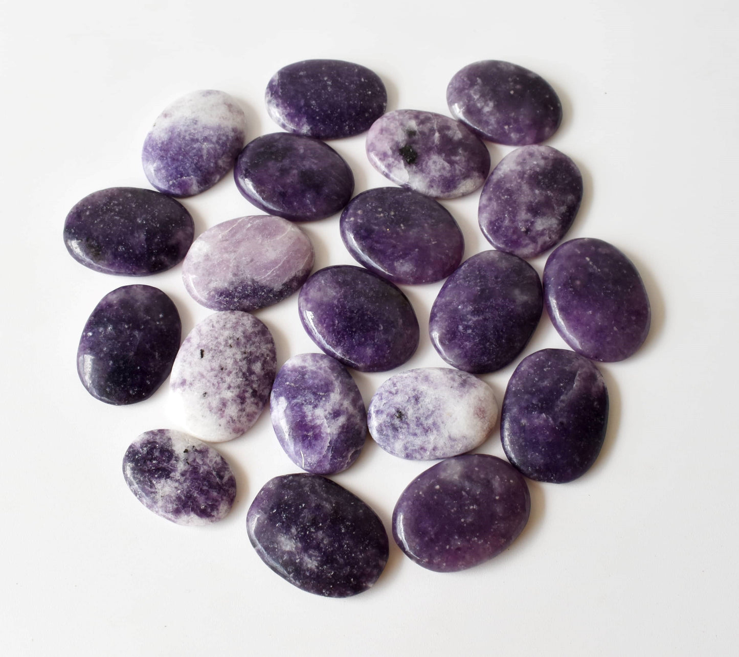 Lepidolite Worry Stones