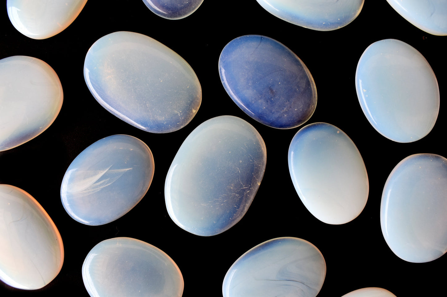 Synthetic Opal Worry Stones