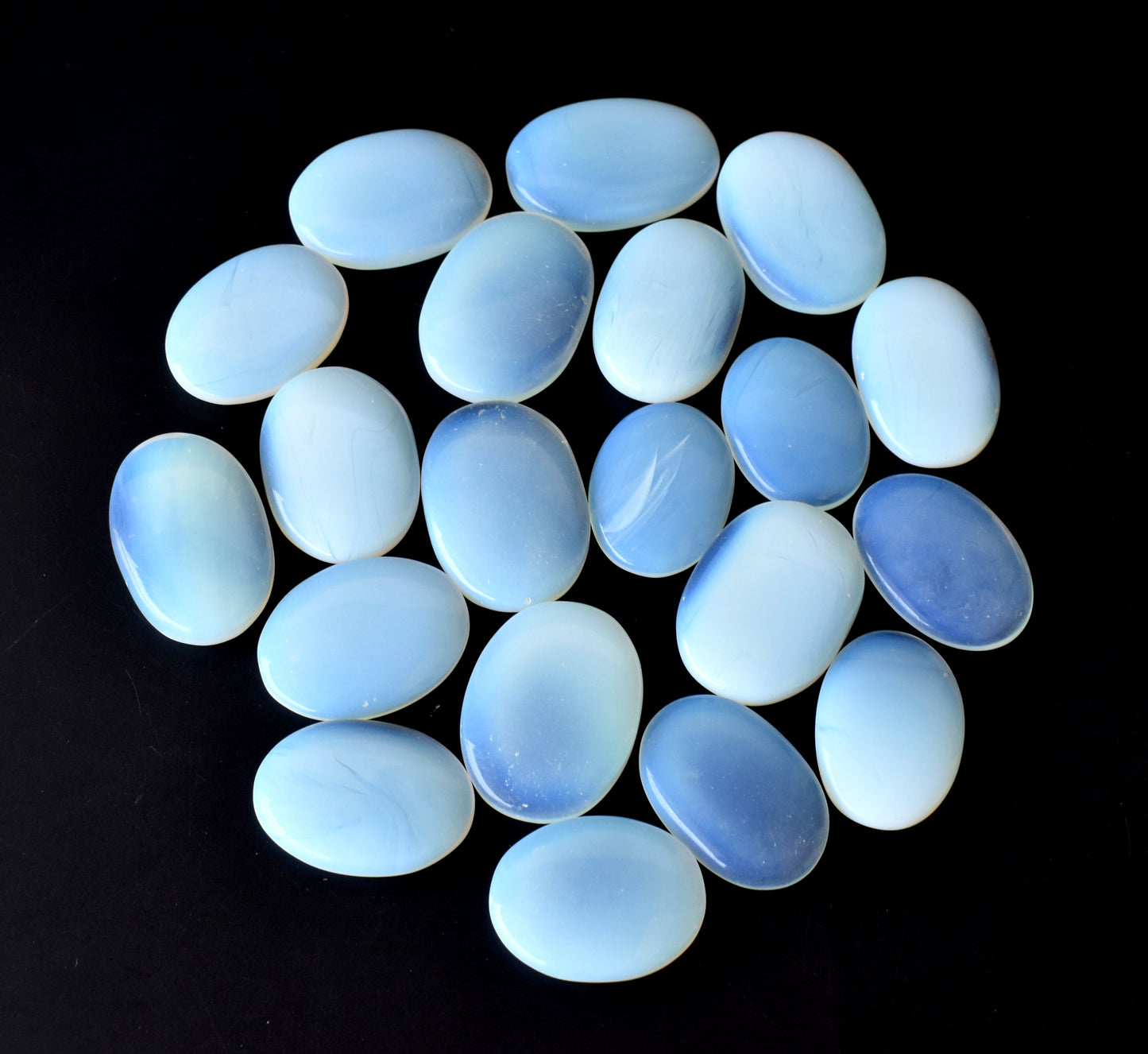 Synthetic Opal Worry Stones