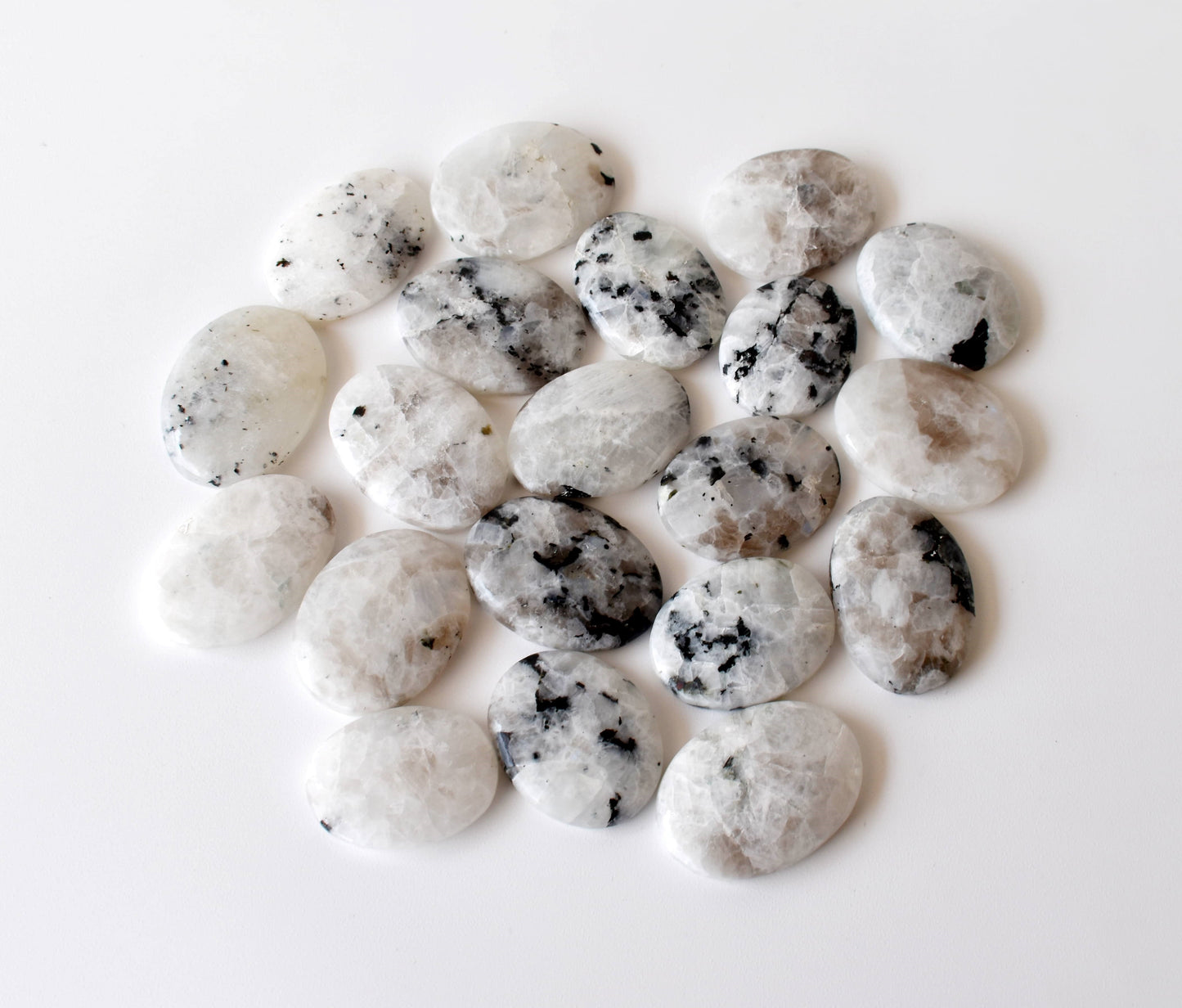 Rainbow moonstone Worry Stones