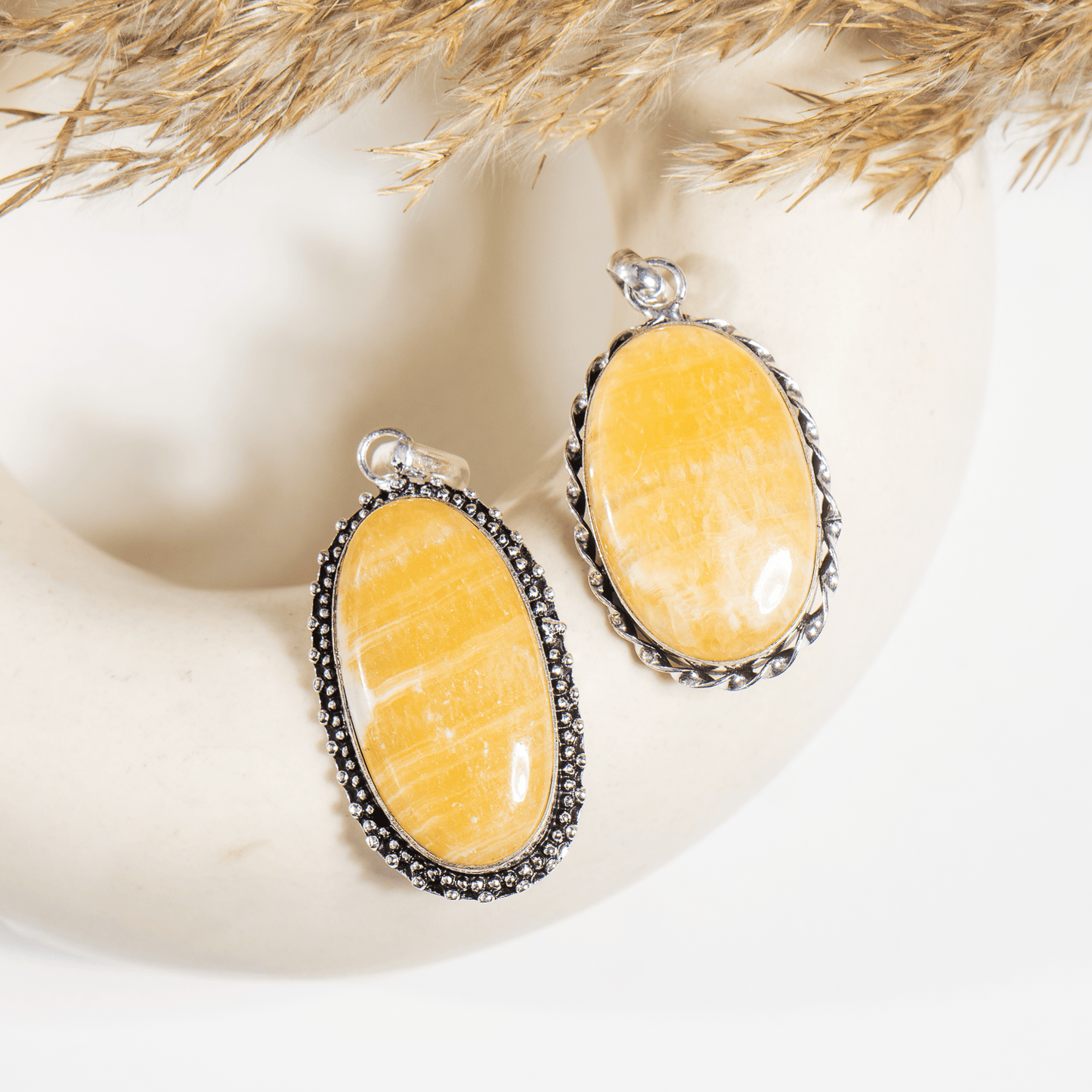 Yellow Aventurine Pendant |Crystal Jewelry | Natural Gemstone Pendant | Crystal Charm Jewelry | Boho Pendant