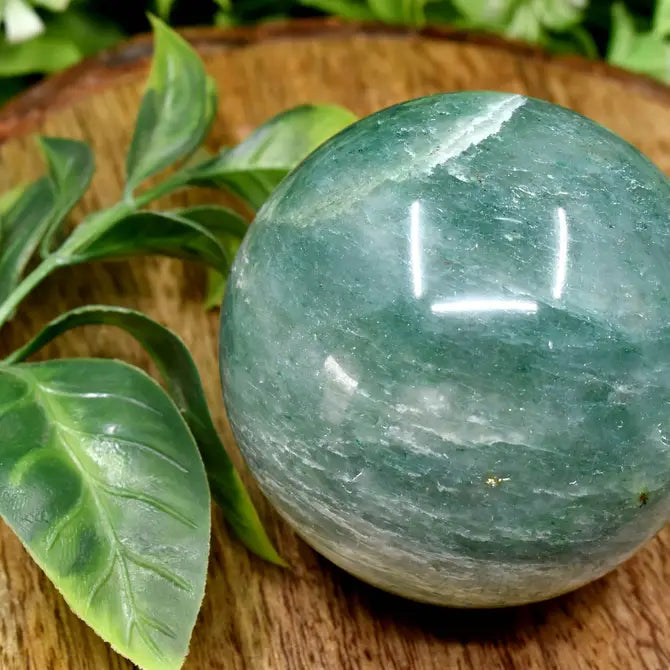 1Pc Sphere Green Aventurine Crystal Ball, Healing Sphere | Aventurine Healing Crystals | Crystal Gift