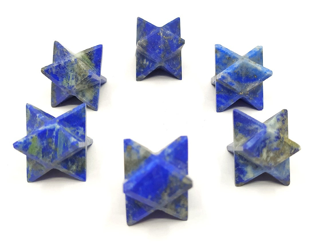 Lapis Lazuli Merkaba Stars