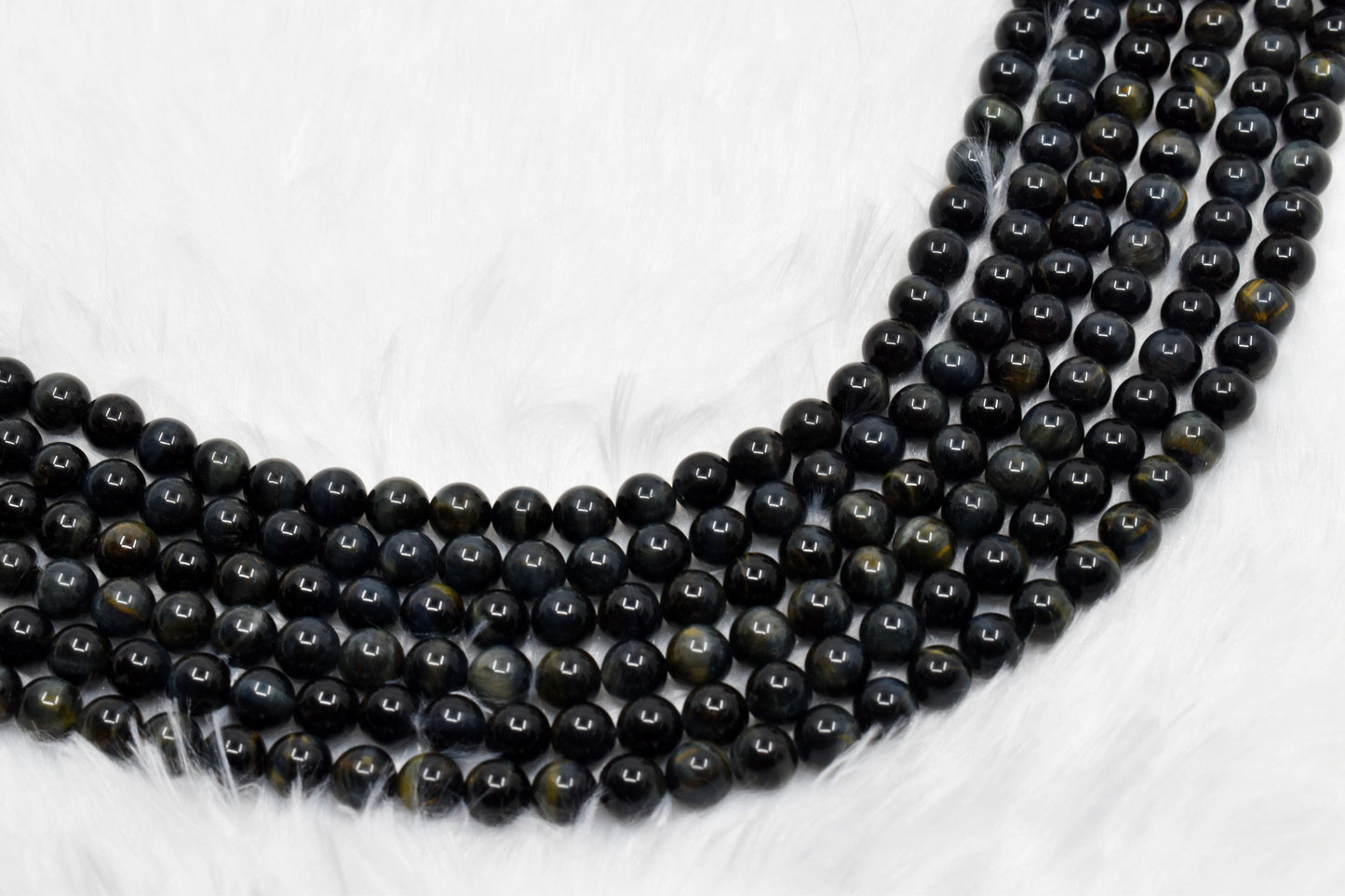 Golden Obsidian Gemstone Beads
