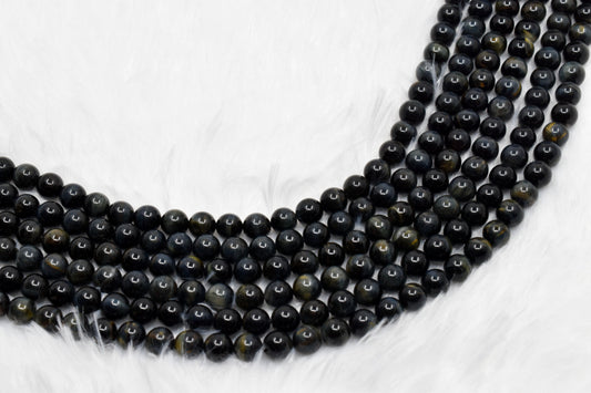 Golden Obsidian Gemstone Beads