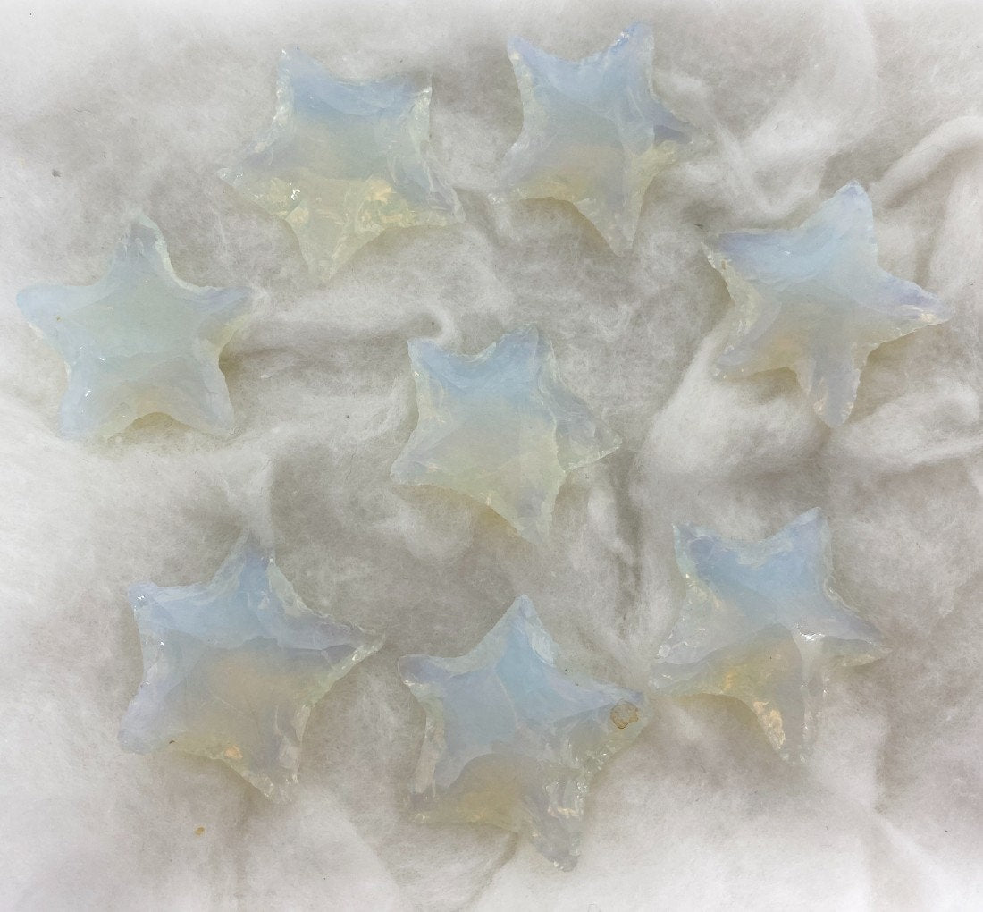 Opal Flat Stars Arrowhead Point.