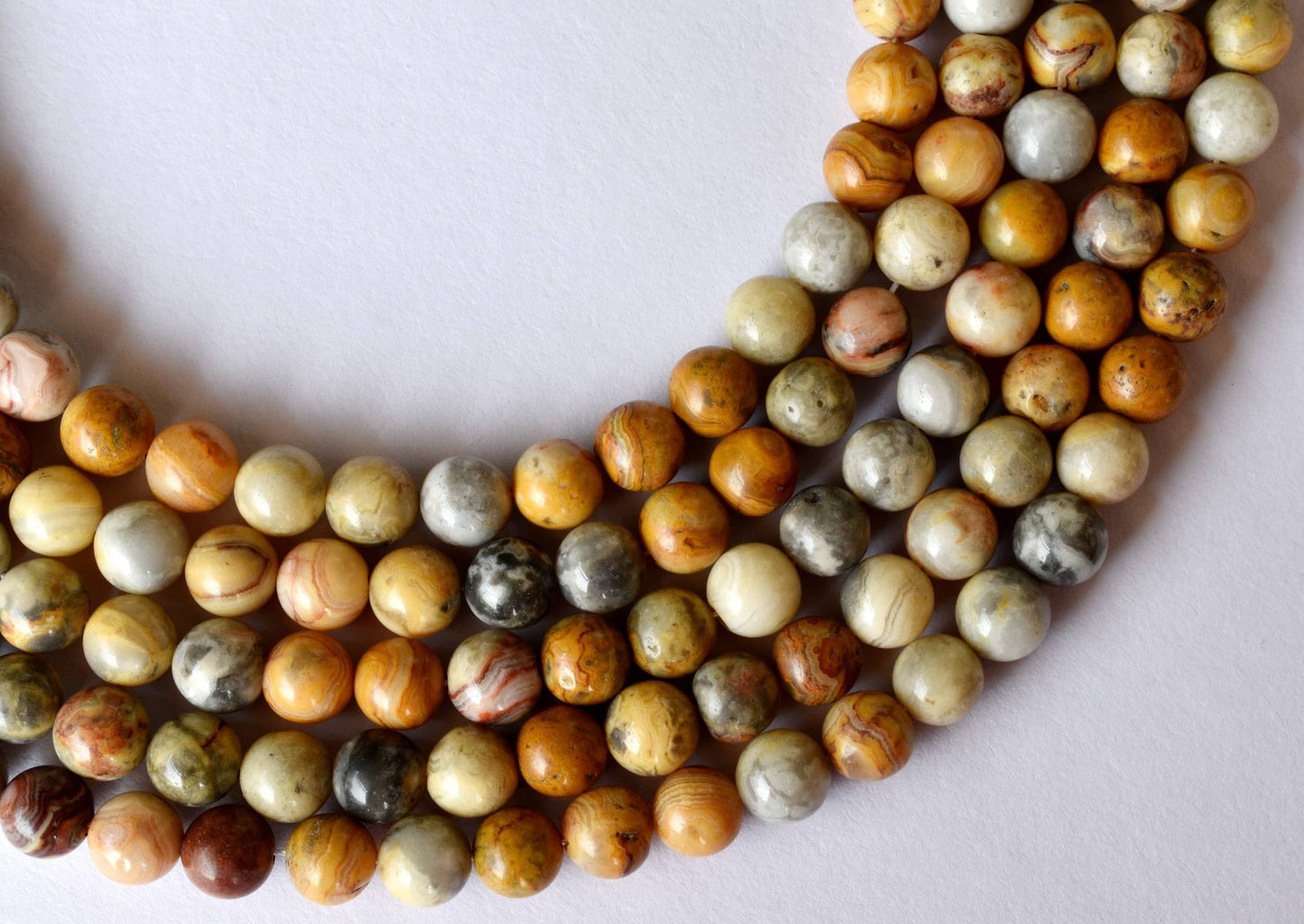Crazy Lace Agate Gemstone Beads