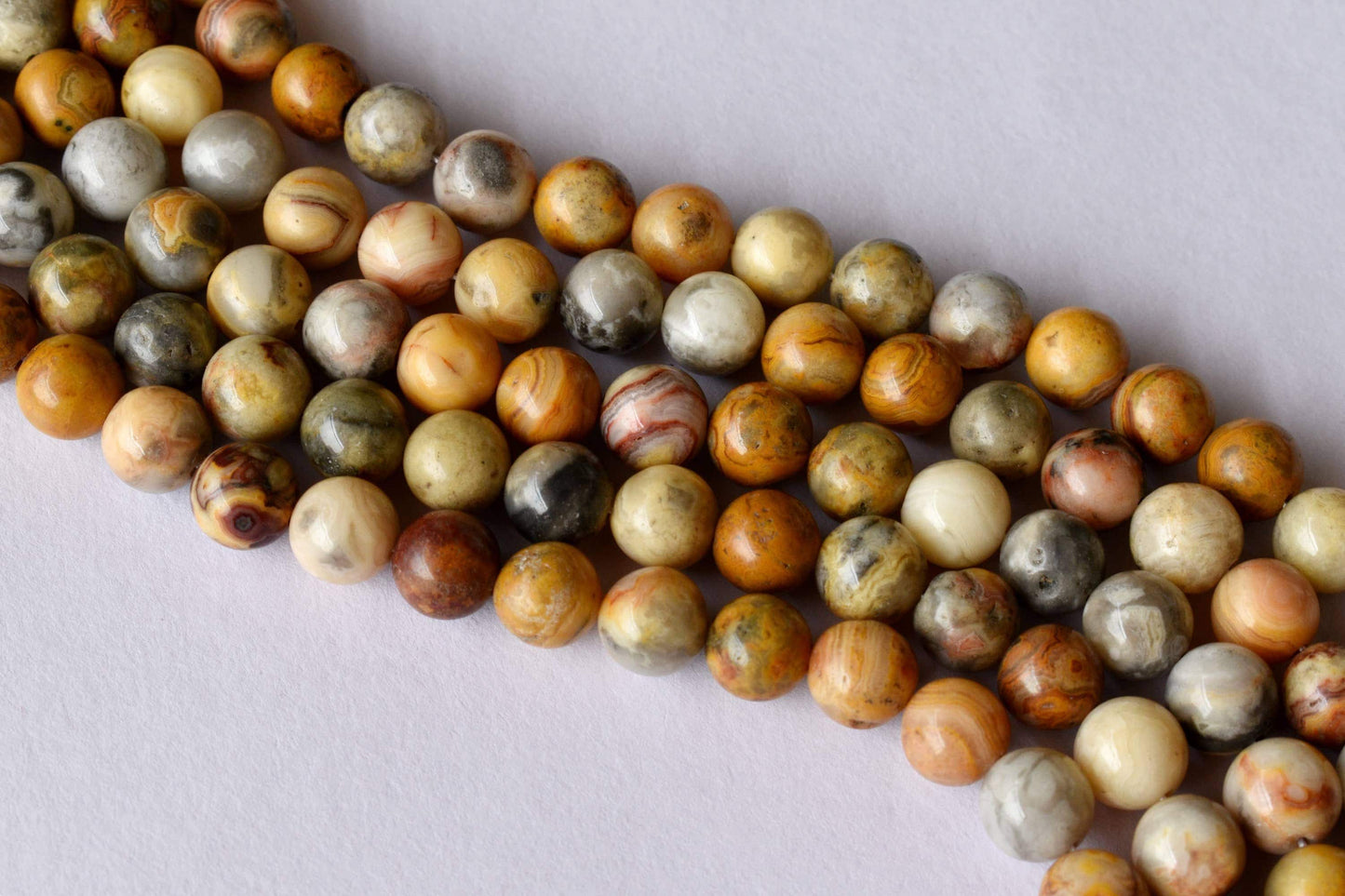 Crazy Lace Agate Gemstone Beads