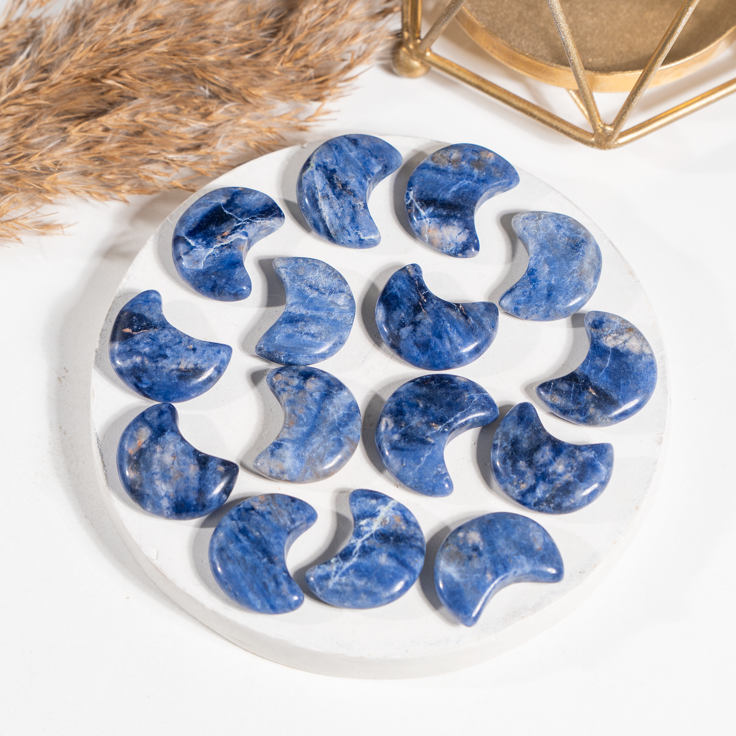Sodalite Polished Crystal Moons
