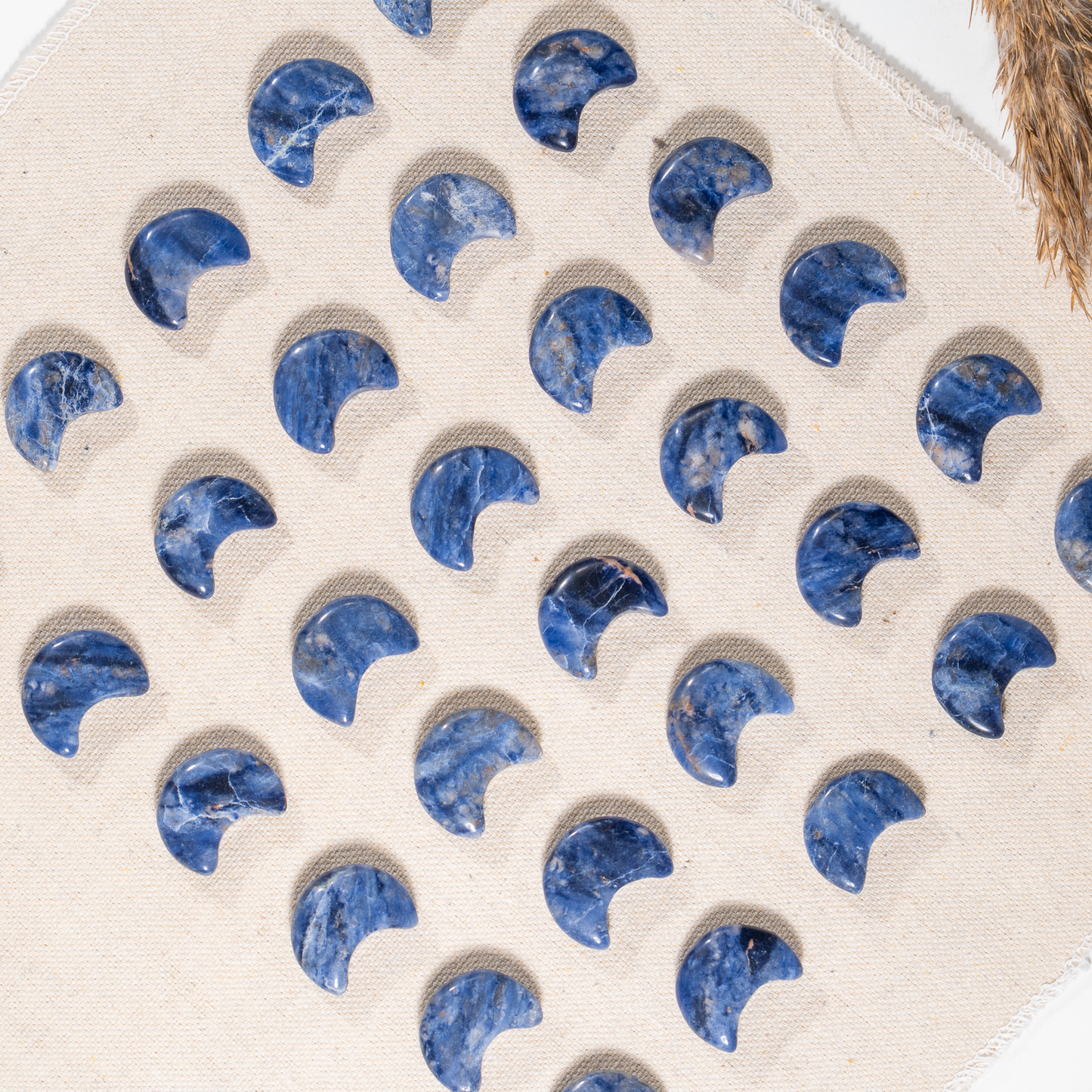 Sodalite Polished Crystal Moons